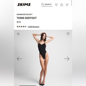 SKIMS Thong Bodysuit Shapewear